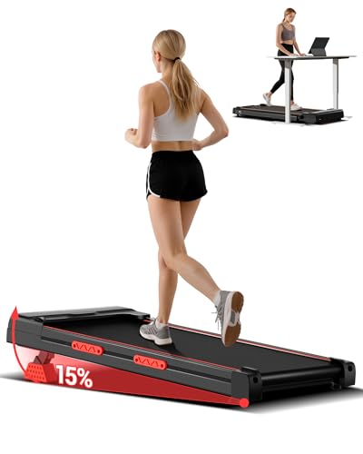 Walking Pad mit Steigung 10KM/H, Laufband mit...