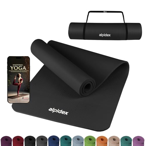 ALPIDEX Yogamatte 183 x 60 x 0.8 cm...