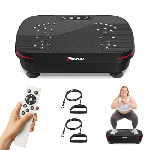 PASYOU Vibrationsplatte Leistungsstarke...