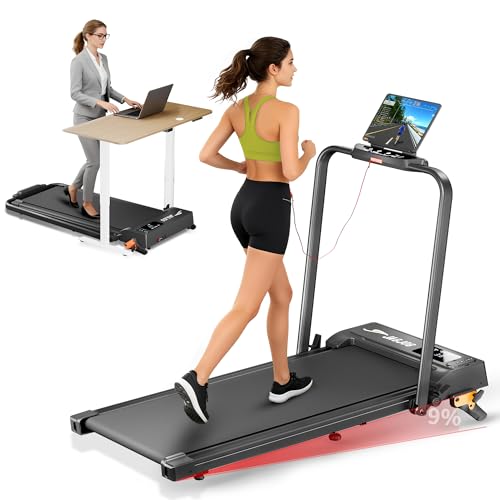 6 IN 1 Laufband für Zuhause mit Neigung bis...