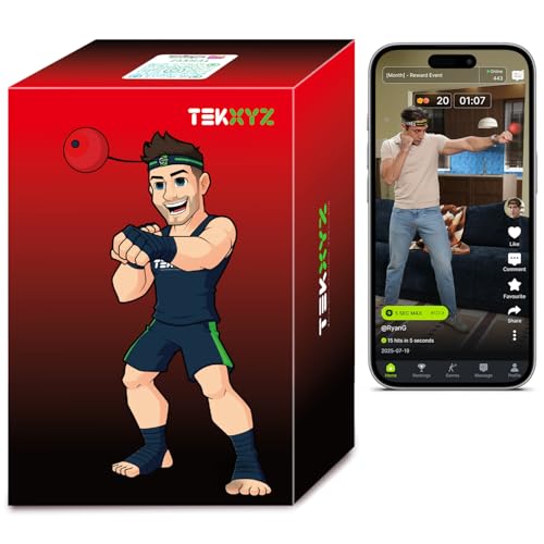 TEKXYZ Reflexball mit Zähler-App und...
