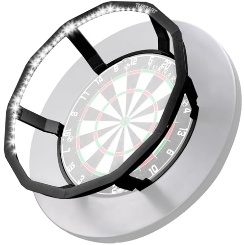 Turnart Dartscheibe Beleuchtung,360°Pro Dart...