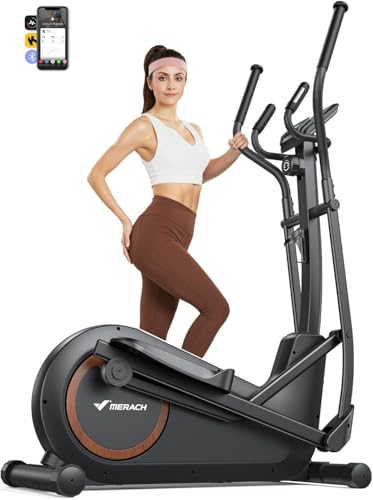 MERACH Crosstrainer für Zuhause mit 42 cm...