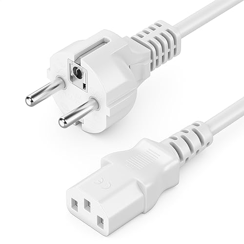 deleyCON 1m Kaltgerätekabel Netzkabel...