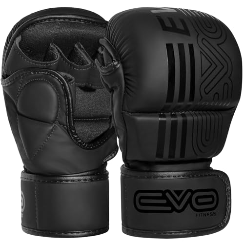 EVO Fitness MMA Handschuhe Herren Damen Leder...