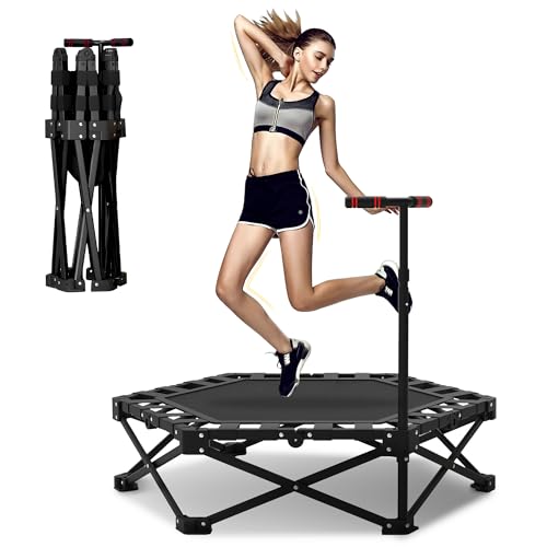 Fitness Trampolin Indoor für Zuhause,106cm...