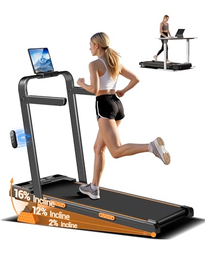 LONTEK Walking Pad Klappbar mit Steigung...