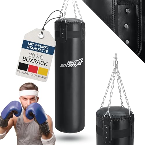 ArtSport Boxsack Set 30 kg gefüllt, Box Set...