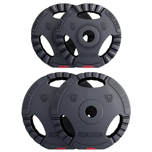 GORILLA SPORTS® Olympia Hantelscheiben -...