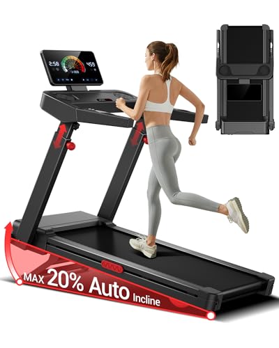 UMAY Laufband mit Steigung Automatisch,...