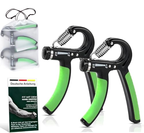 zenlete Profi Fitness Handtrainer, 2-er Set...