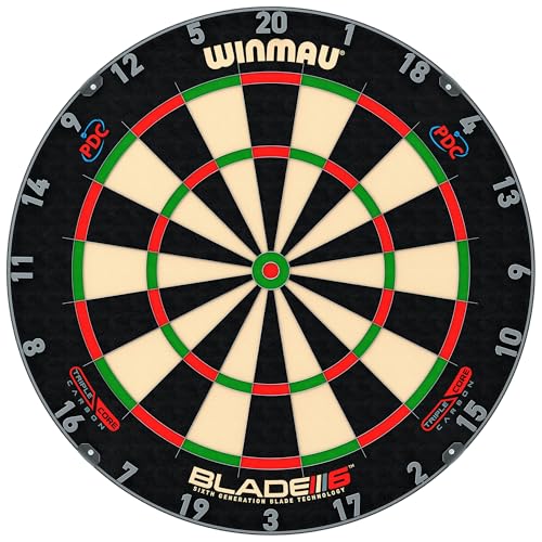 WINMAU Blade 6 Triple Core Carbon Dartscheibe...