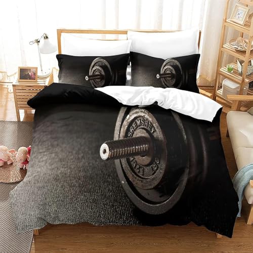 Bettwäsche 155x200 Langhanteln...