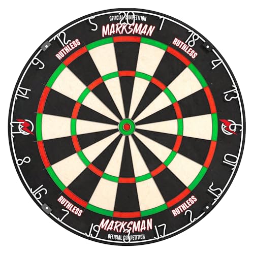 Ruthless Marksman Dartscheibe aus Sisal mit...