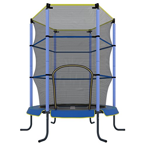 Ultrasport Jumper Indoor Trampolin, Blau, 140...