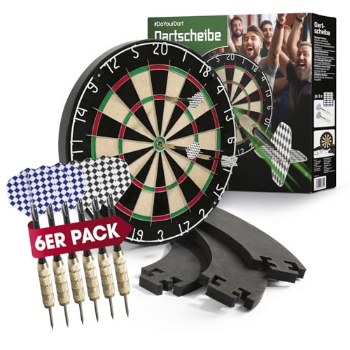 #DoYourDart Dartscheibe | 6 Dartpfeile –...