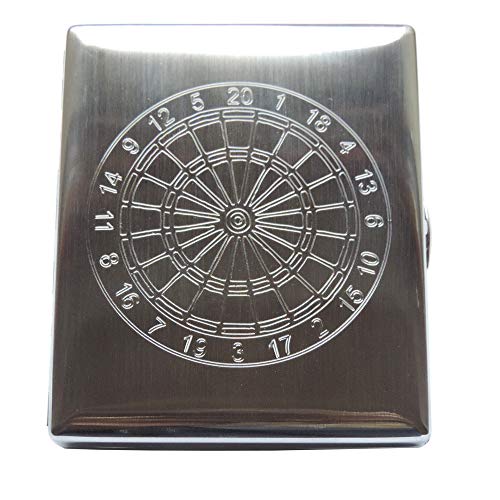 Zigarettenetui satiniert Darts/Dartscheibe'...