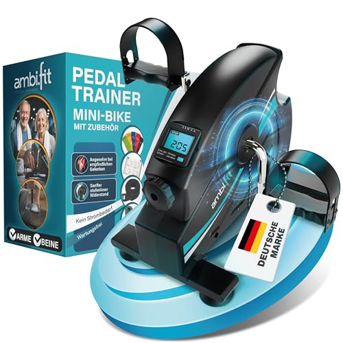 Mini Heimtrainer Pedaltrainer Set [leise &...