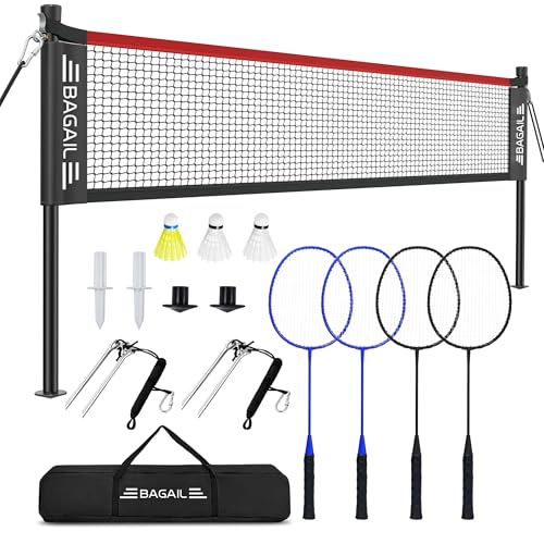 BAGAIL Professionelles Badmintonnetz-Set,...