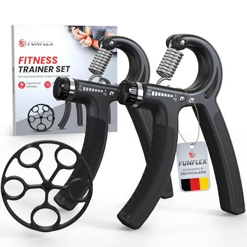 FUNFLEX Handtrainer Fingertrainer, Griffkraft...