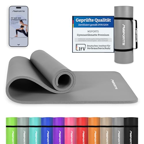 MSPORTS Gymnastikmatte Premium inkl....