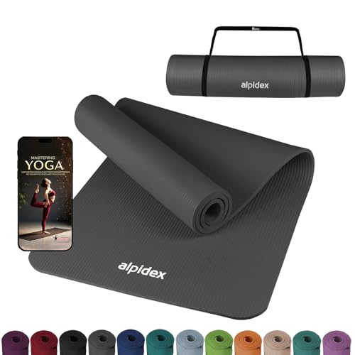 ALPIDEX Yogamatte 183 x 60 x 0.8 cm...