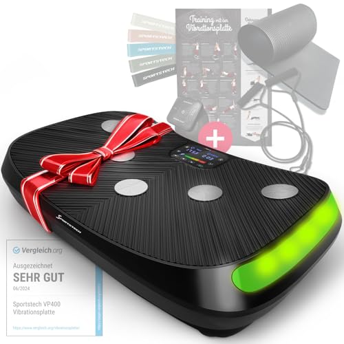 Sportstech 4D Vibrationsplatte für Zuhause,...
