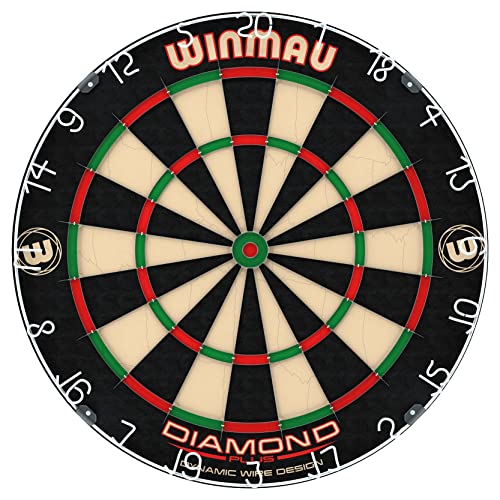WINMAU Diamond Plus Dartscheibe Steeldart–...